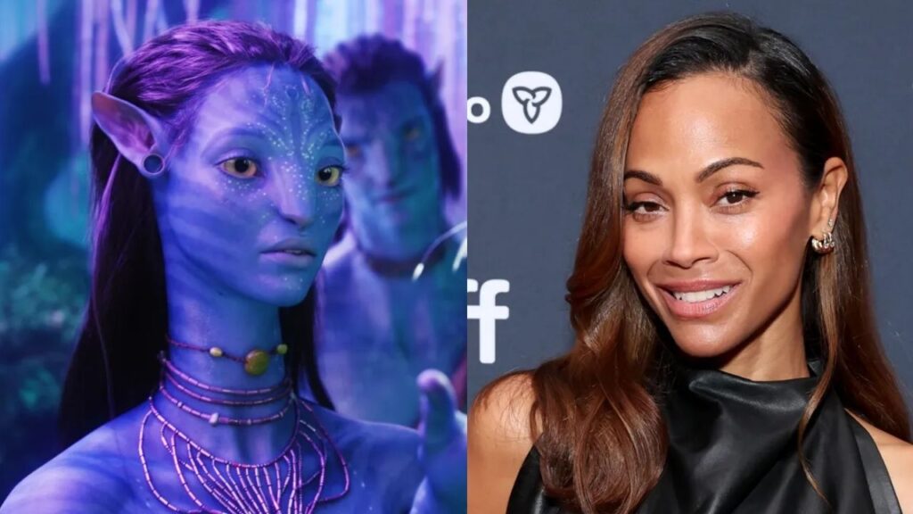 Zoe Saldaña in avtar
