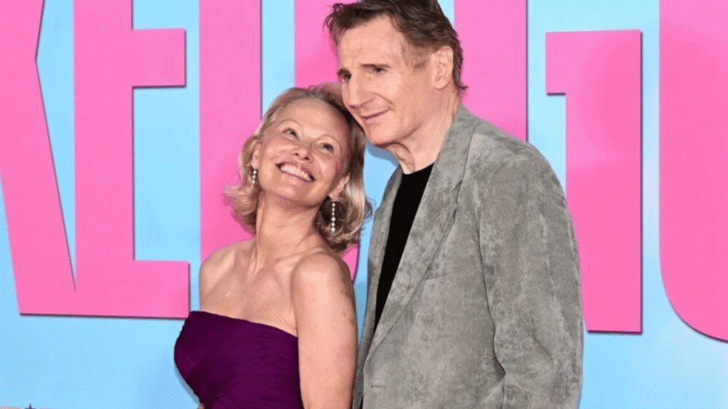Liam Neeson Pamela Anderson 